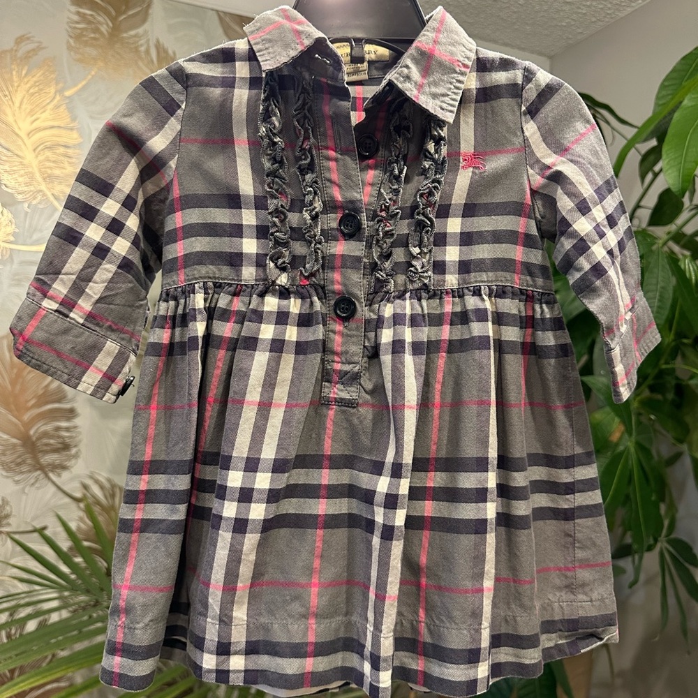 BURBERRY dress baby girl 12 months